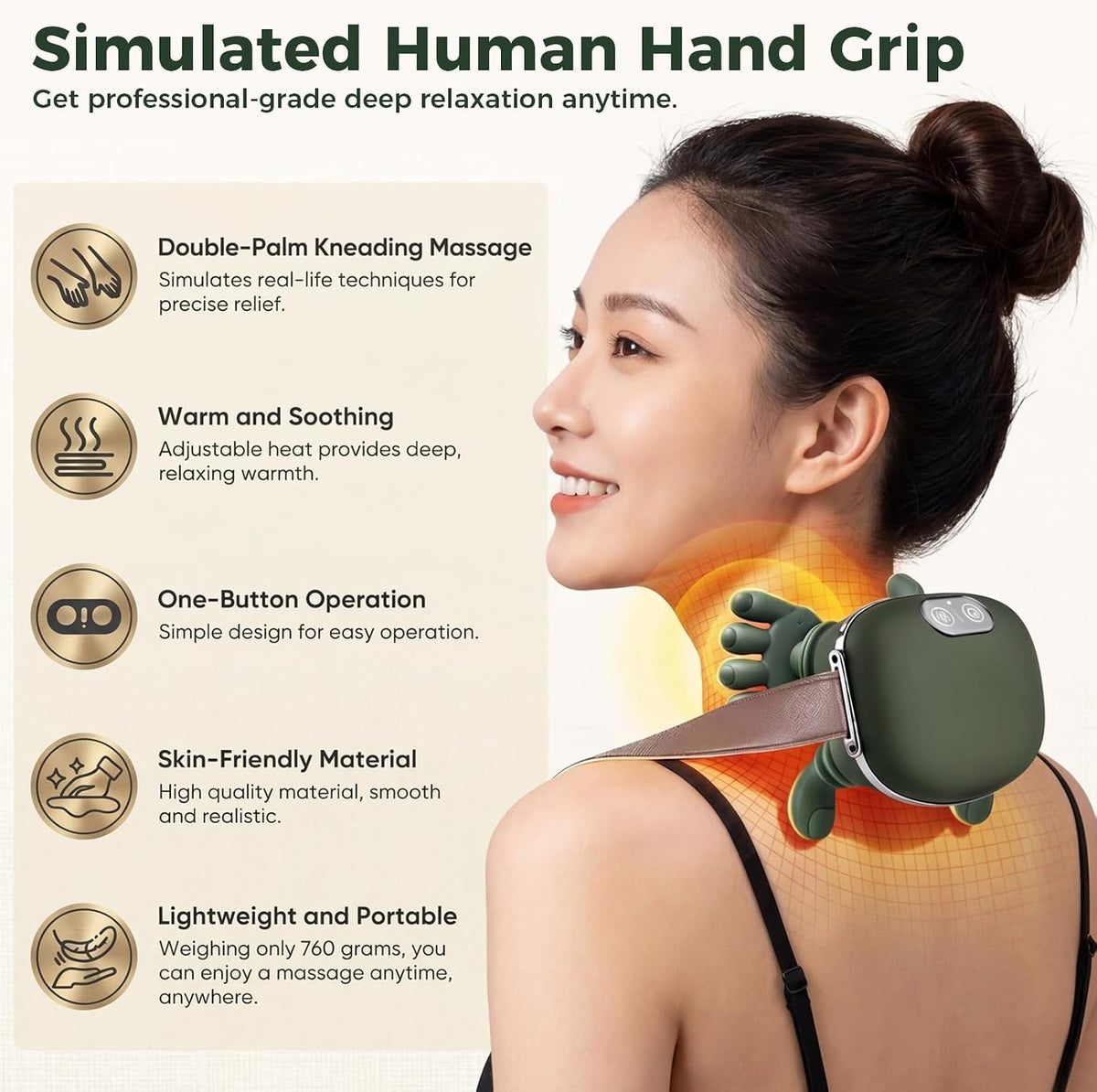 Heated Deep Tissue Neck Massager